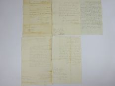 Naval Letters - to Captain Robert Mitford of the Espoir acknowledging his information on 'the
