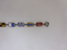 German Naval souvenir bracelet,