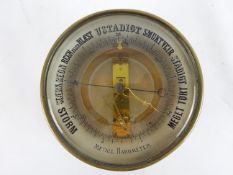 Early 20th century Scandinavian Ships aneroid 'Metall Barometer',