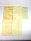 Admiralty Order- to Robert Mitford Captain of HMS Espoir instructing him to put himself under the