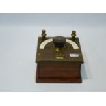 Micro-Microfarads mahogany cased Capacitor Tester No203 stamped H.W. Sullivan & Co.