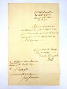 Admiralty Letter - to William Moore acting Commander of HMS Transfer instructing him to place