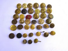 Collection of Naval brass & other buttons, mostly GB, (40).
