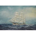 'Margaret Galbraith' - Three Masted Ship's Portrait,