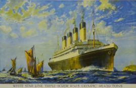 White Star Line Memorabilia - 'RMS Olympic',
