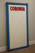 'Coronia' booking office sailing times blackboard board,
