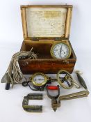 Walker's Patent 'Excelsior' Yacht-Log, part brass in case with Speed Variation Indicator,