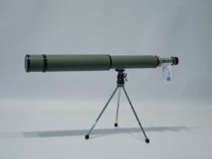 Skybolt 25-80 x 50mm astronomical refracting telescope with tripod,