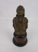 An early 20th Century patinated spelter H.M.