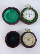 Early 20th Century chromed metal cased Pedometer,