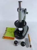 20th century Russian Biological Simplified monocular Microscope,