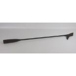 Forged iron Toggle Head whaling harpoon, probably 19th century, L85.5cm.