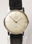 Gentleman's mid 20th century Services Court 17 jewels stainless steel wristwatch