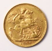 1900 gold sovereign Condition Report <a href='//www.davidduggleby.