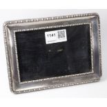 Hallmarked silver rectangular photograph frame Sheffield 1915 Condition Report