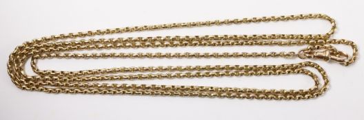 Victorian gold muff chain hallmarked 9ct approx 36gm Condition Report <a