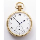 Swiss made 9ct gold presentation pocket watch 1951 by Zenith no 3271521,