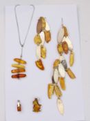 Amber jewellery stamped 925 Condition Report <a href='//www.davidduggleby.