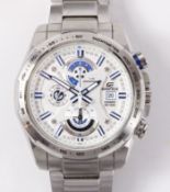 Casio Edifice chronograph stainless steel wristwatch cased Condition Report <a
