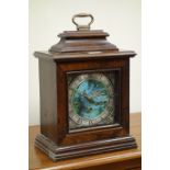 Late 20th century bracket clock, 'Wuersch' two jewel chiming movement,