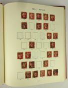 Collection of GB Stamps, Victoria- QUEII including 1d reds etc.