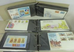 Large collection of Isle of Man FDC, mostly late 1970's - 1980's, un-addressed, incl,