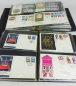 Collection of FDC and Mint stamps, 1960- early 70s, including definitives, NEPA Concorde,