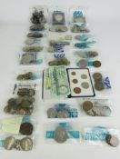 Collection of World coins, GB Crowns, some pre-1947 47 half Crowns, Florins, & 6d,