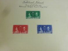 The Colonial & Dominion Postage Stamps issued to Commemorate the coronation of H M King George VI