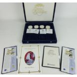 Sixteen Westminster Golden Wedding Anniversary proof crowns with certificates,