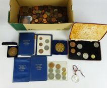 Collection of coins, mainly GB including pre-decimal set,