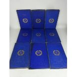 'Dugdale's England & Wales Delineated' with engraved plates and coloured maps, blue cloth gilt,