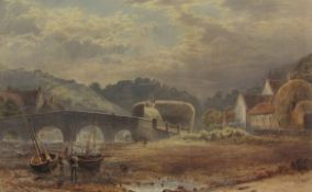 Walter G. Peace (British exh.1897): East Row Beck Sandsend Nr.