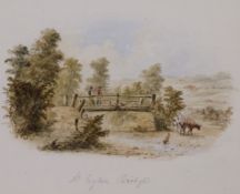 George Weatherill (British 1810-1890): At Egton Bridge, watercolour,