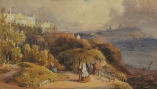 William Roxby Beverley (British 1811-1889): Figures in the South Cliff Gardens Scarborough with the