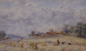 George Weatherill (British 1810-1890): 'Red House Farm Aislaby' Nr. Whitby, watercolour signed 10.