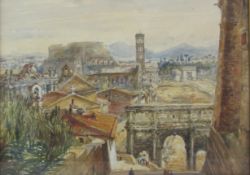 Mary Weatherill (British 1834-1913): Rome, watercolour, attributed by her brother Richard 11.