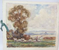 Arthur Cooke Insall (British ?-post 1949): 'An October Day' & 'Silvery Morn',