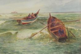 Robert Jobling (Staithes Group 1841-1923): 'Off to the Fishing Grounds',
