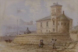 George Weatherill (British 1810-1890): 'The Battery Whitby', watercolour unsigned,