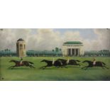 Graham P Flight (American 20th century): 'The Doncaster Gold Cup 1838',