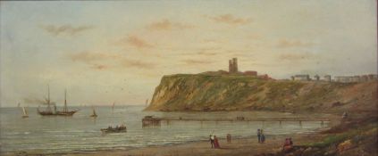 Cornelis Christiaan Dommelshuizen (Dutch 1842-1928): The North Bay Scarborough with the Pier and