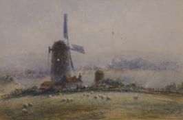 George Weatherill (British 1810-1890): Ugthorpe Mill near Whitby,