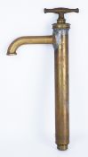 Early 20th century brass Hydrant pit pump