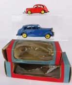 Mettoy Playthings Mechanical Model Vanguards 603 & 702 boxed,