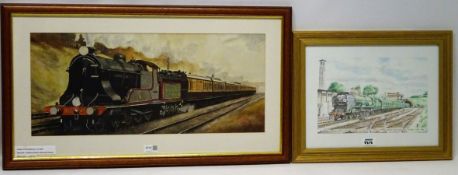 London and SW Railways Waterloo - Salisbury/Exeter - Plymouth Express Pre-1922 Train,