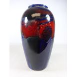 Poole pottery vase designed by Alan Clarke, dated 1999,