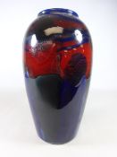 Poole pottery vase designed by Alan Clarke, dated 1999,