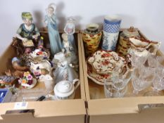 Masons 'Brown Velvet' and 'Mandalay' ceramics, mid 20th Century satsuma jar and vase,