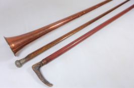 Early to mid 20th Century Plane wing strut walking stick,